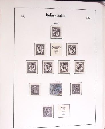 1852-1990, Mint & used estate of Italy in seven albums