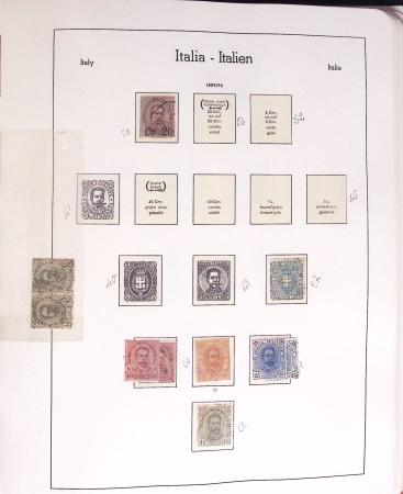 1852-1990, Mint & used estate of Italy in seven albums