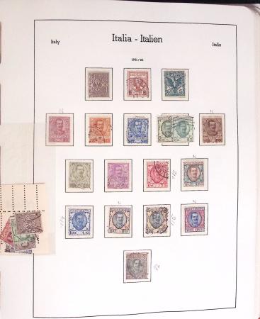 1852-1990, Mint & used estate of Italy in seven albums