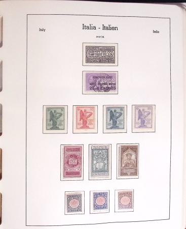 1852-1990, Mint & used estate of Italy in seven albums