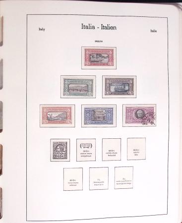 1852-1990, Mint & used estate of Italy in seven albums