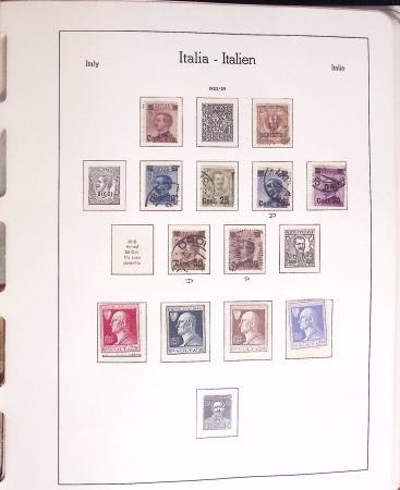 1852-1990, Mint & used estate of Italy in seven albums