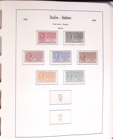1852-1990, Mint & used estate of Italy in seven albums