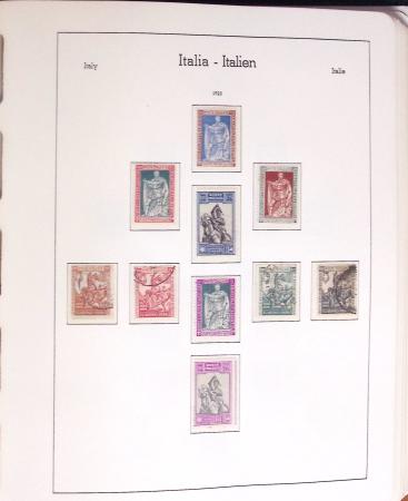 1852-1990, Mint & used estate of Italy in seven albums