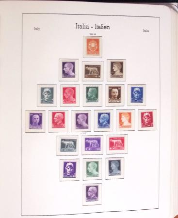1852-1990, Mint & used estate of Italy in seven albums