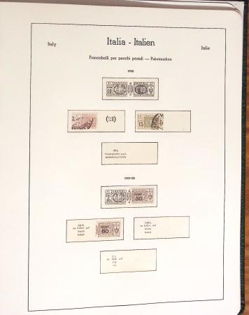 1852-1990, Mint & used estate of Italy in seven albums