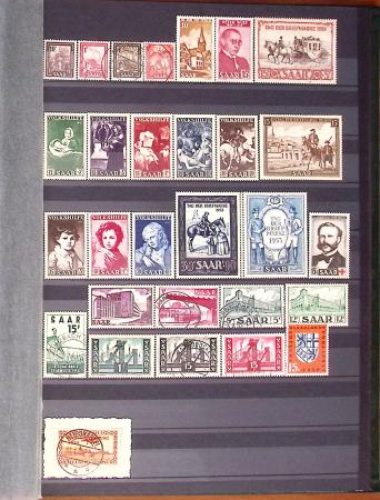 1850-1960, Mint & used group in 20 stockbooks or albums,