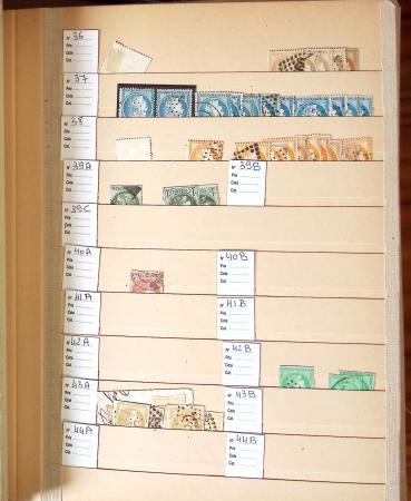 1849-2002, Stock de France obl, en 5 classeurs, avec