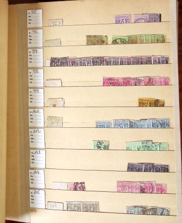 1849-2002, Stock de France obl, en 5 classeurs, avec