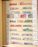 1849-2002, Stock de France obl, en 5 classeurs, avec
