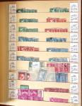 1849-2002, Stock de France obl, en 5 classeurs, avec