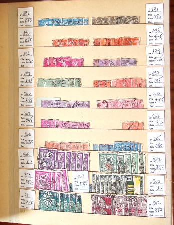 1849-2002, Stock de France obl, en 5 classeurs, avec