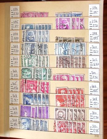 1849-2002, Stock de France obl, en 5 classeurs, avec