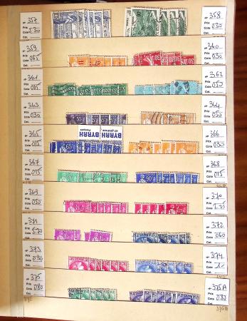 1849-2002, Stock de France obl, en 5 classeurs, avec