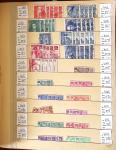 1849-2002, Stock de France obl, en 5 classeurs, avec