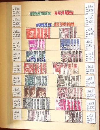 1849-2002, Stock de France obl, en 5 classeurs, avec