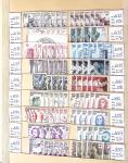 1849-2002, Stock de France obl, en 5 classeurs, avec