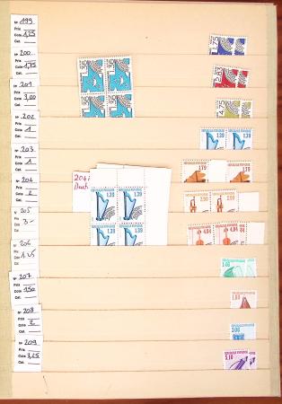 1927-2004, Stock des fins de catalogue en classeur