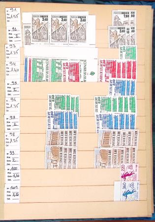 1927-2004, Stock des fins de catalogue en classeur
