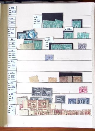 1860-1975, Stock de France neuf */** en 3 classeurs,