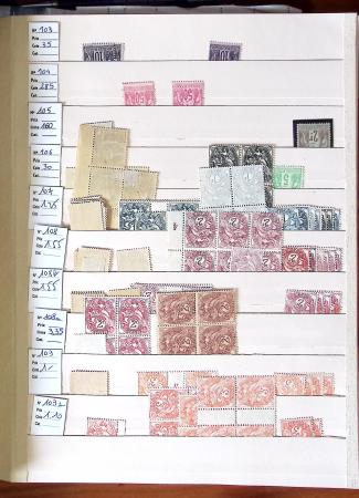 1860-1975, Stock de France neuf */** en 3 classeurs,