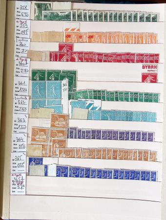 1860-1975, Stock de France neuf */** en 3 classeurs,