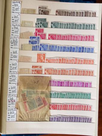 1860-1975, Stock de France neuf */** en 3 classeurs,