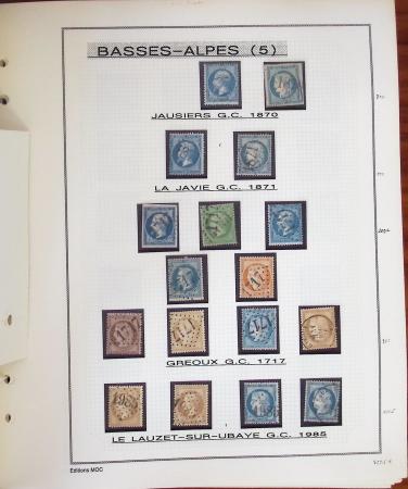 1860-1874, Collection départementale sur les Basses-Alpes