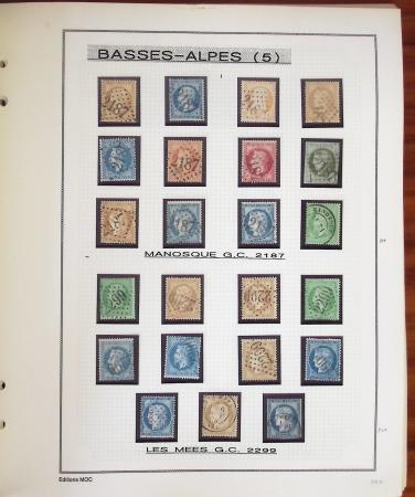 1860-1874, Collection départementale sur les Basses-Alpes