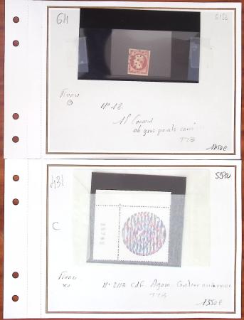 1849- 1980, Sélection de timbres classiques de France