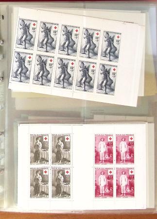 1960-2005, Lot de France neuf pour faciale, avec 5