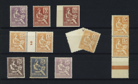 Petit lot de Mouchon dont variétés : n°115, 116 non