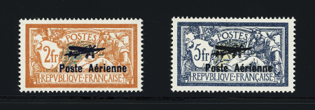 N°1 et 2 2f et 5f Merson, bon centrage, neuf **, TB