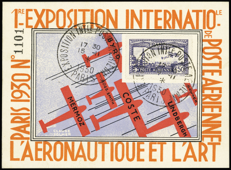 N°6c 1f50 outremer perforé EIPA 30 obl. càd de l'expo