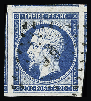 N°13B avec petit bdf et voisin, obl. GC 1094, et n°14A