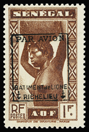 N°6 Sénégal 1f brun-rouge, variété dernière dent plus