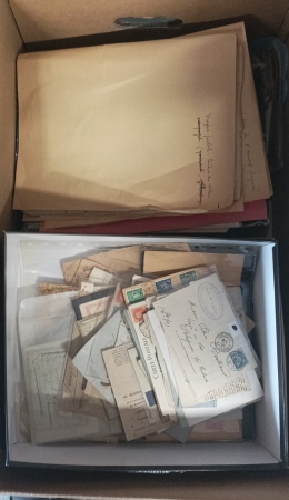 1840-1950, Plusieurs centaines de lettres allant de