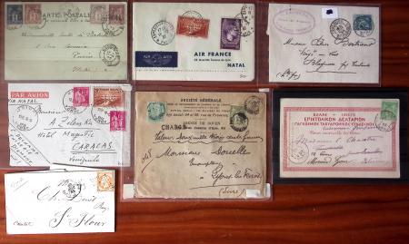 1840-1950, Plusieurs centaines de lettres allant de