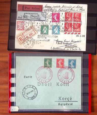 1840-1950, Plusieurs centaines de lettres allant de