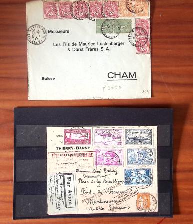 1840-1950, Plusieurs centaines de lettres allant de