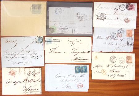 1850-1920, Lot of 34 mostly classic covers, noted Switzerland
