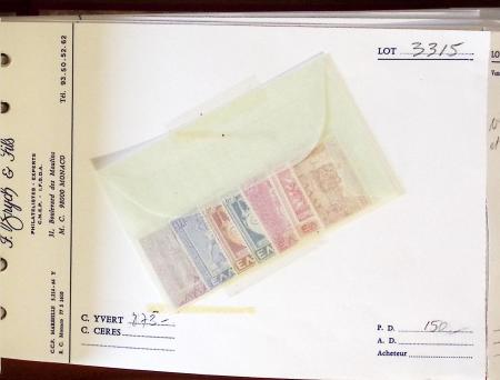 1840-1940, Old-time dealer's stock showing a wide range