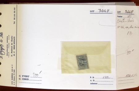 1840-1940, Old-time dealer's stock showing a wide range