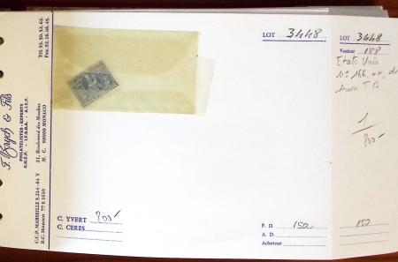 1840-1940, Old-time dealer's stock showing a wide range