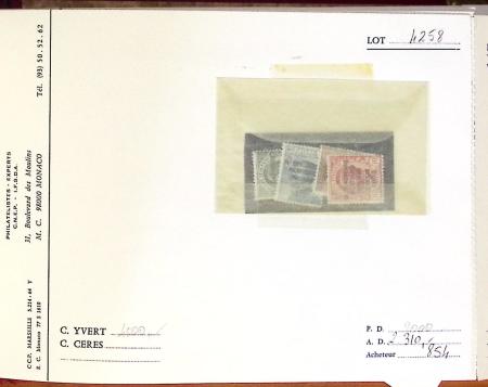 1840-1940, Old-time dealer's stock showing a wide range