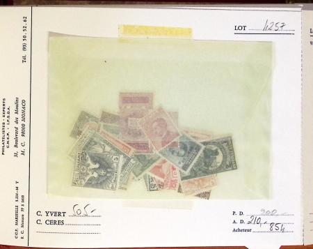 1840-1940, Old-time dealer's stock showing a wide range