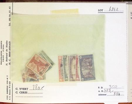 1840-1940, Old-time dealer's stock showing a wide range