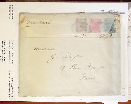 1840-1940, Old-time dealer's stock showing a wide range