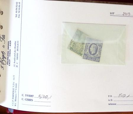 1840-1940, Old-time dealer's stock showing a wide range