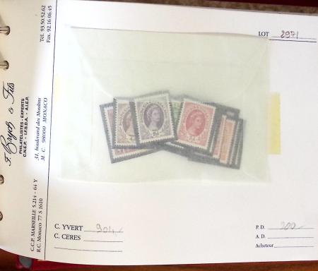 1840-1940, Old-time dealer's stock showing a wide range